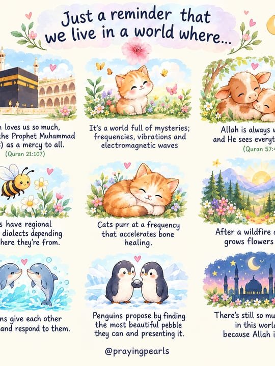 A reminder that we live in a world full of mysteries and mercy